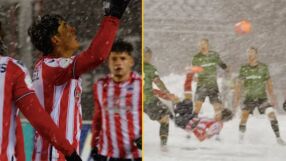 -8°C, буря и „Ледената ножица“, която беляза канадската футболна история (ВИДЕО)