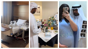 Болница или петзвезден хотел? Дубайска съпруга показва луксозната си стая за раждане