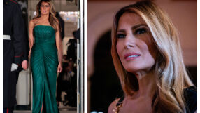 Роклята за 5300 лв., с която Мелания Тръмп изпрати важно послание (СНИМКИ)