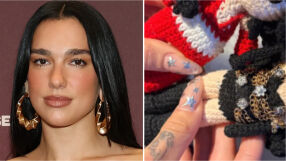 Дуа Липа създаде нов тренд в маникюра: Блясък и зведички, по които всички полудяха! (СНИМКИ)