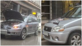 „Аварирали“ автомобили блокираха центъра на София 