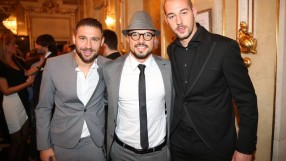 Стилните Божинов и Бандаловски уважиха рождения ден на Партизан (СНИМКИ и ВИДЕО)