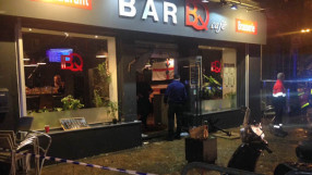 Меле в центъра на Брюксел преди Андерлехт - Тотнъм