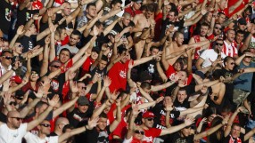 Старт на празненствата: Фенове на ЦСКА 