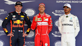 Себастиан Фетел стартира първи в Мексико