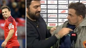 Спряха достъпа до стадионите на фен, загърнал с яке Джердан Шакири (ВИДЕО)