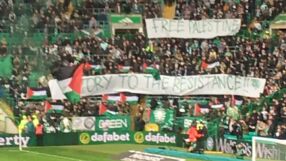 Насред кървавата баня: Фенове на Селтик подкрепиха Палестина