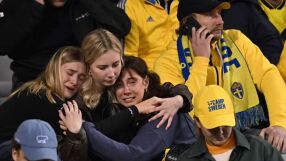 Спряха Белгия - Швеция заради терористична атака (ВИДЕО)