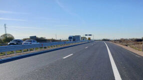 Завърши ремонтът в платното за София на участъка от АМ „Хемус“ от село Яна до входа на столицата