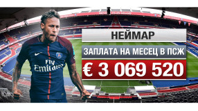 Неймар взима по милион евро за седмица и три дена