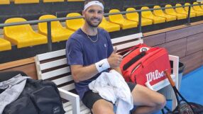 Григор Димитров вече тренира в София