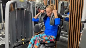 На тренировка със Стефка Костадинова