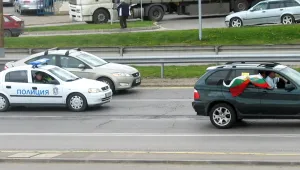 Протестът срещу цените на горивата затрудни движението в София
