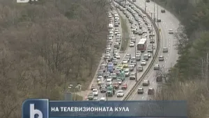 Огромно задръстване без недоволни ... в името на ново кръгово в София