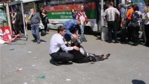 Серия експлозии в центъра на Днепропетровск