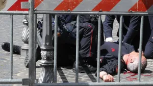 Стрелба при полагането на клетва на италианското правителство