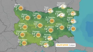 Сняг тази нощ, утре - слънце