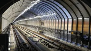 Дупка зее под новото метро към софийското летище