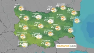 Облаци закриват слънцето, започва захлаждане