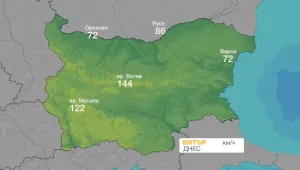 След ураганния вятър днес, утре ни очаква рязко застудяване