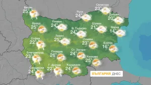 Днес ще превали и прегърми в западните райони