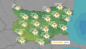 Дъжд и гръмотевици днес