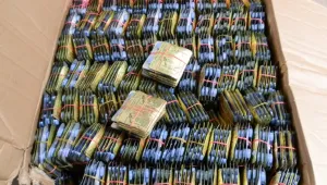 Откриха 21 хил. хапчета за потентност в камион, шофьорът заявил, че си ги купил сам