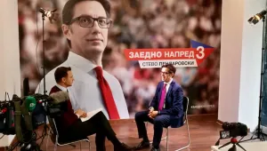 Иван Георгиев представя Северна Македония преди изборите 