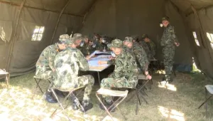За три дни курсанти от Националния военен университет разгърнаха военнополева болница