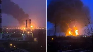 Украински хеликоптери са ударили руски петролен склад до границата