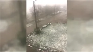 Сняг превалява на Цветница в Омуртаг