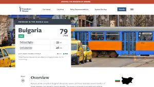„Фрийдъм Хаус“: Смяната на властта в България разкри тревожни модели