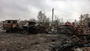 Обстрел по центъра на украинския град Днепър