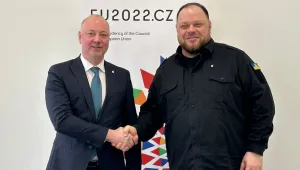 Росен Желязков на среща с председателя на украинския парламент: България подкрепя категорично Украйна
