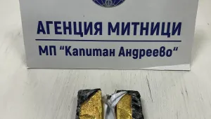 Златни отливки за над 360 000 лв. откриха митничари в украински шофьори на микробус