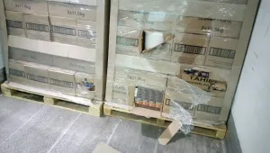 Откриха близо 340 000 къса цигари в кашони за сусамов тахан (ВИДЕО)