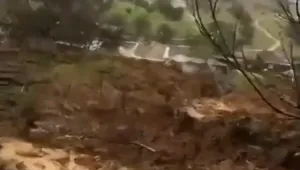 Заради наводнения: Свлачище отнесе къща и уби човек в Дагестан (ВИДЕО)