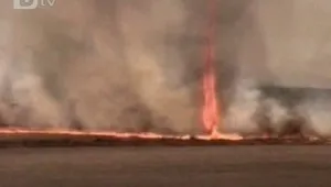 Огнено торнадо вилня в Бразилия