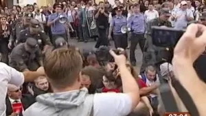 Протести и арести в Русия 