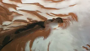 Ето как изглежда полярното лято на Марс