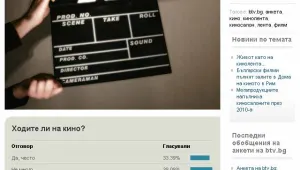 Анкета на btv.bg: Обичаме киното, но да е близко и евтино