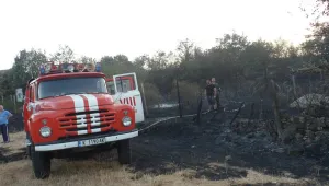 Пожарът край Слънчев бряг овладян