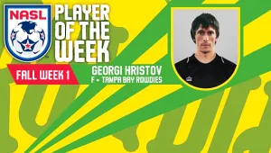 Георги Христов бе избран за играч на седмицата в американската NASL лига