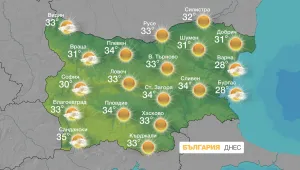 Седмицата започва с горещо време и малко облаци