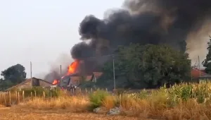Пожар унищожи реколтата в асеновградско село