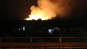 Пожар горя във вилната зона на Казанлък