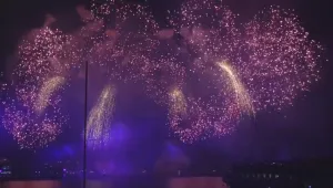 Светлинно шоу край езерото в Женева (ВИДЕО)