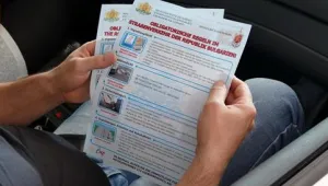 Раздават листовки на 4 езика на влизащите в страната шофьори