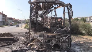 Междуградски автобус изгоря в Обзор