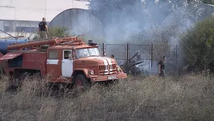 Голям пожар избухна край Ямбол